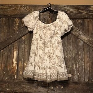 Floral Puff Sleeve Dress